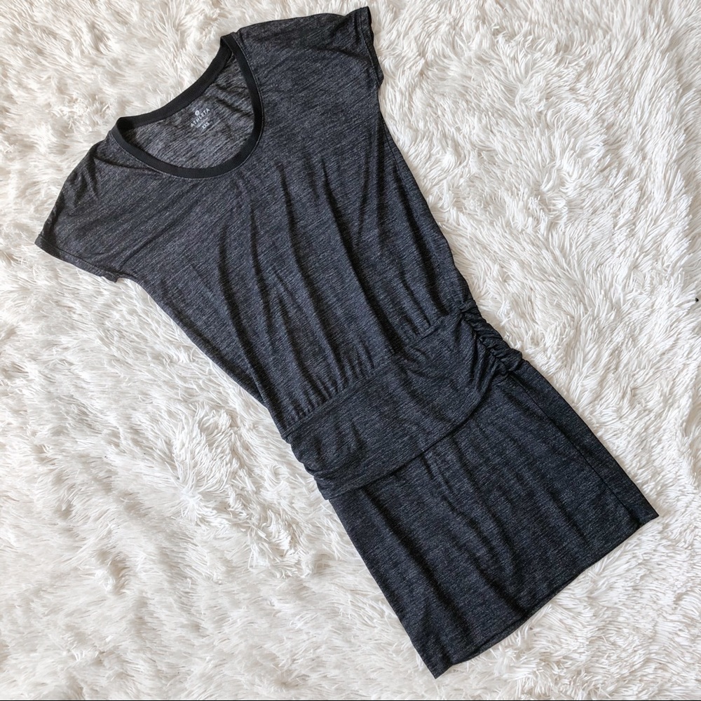 Athleta Odyssey Tee Dress Gray XXS